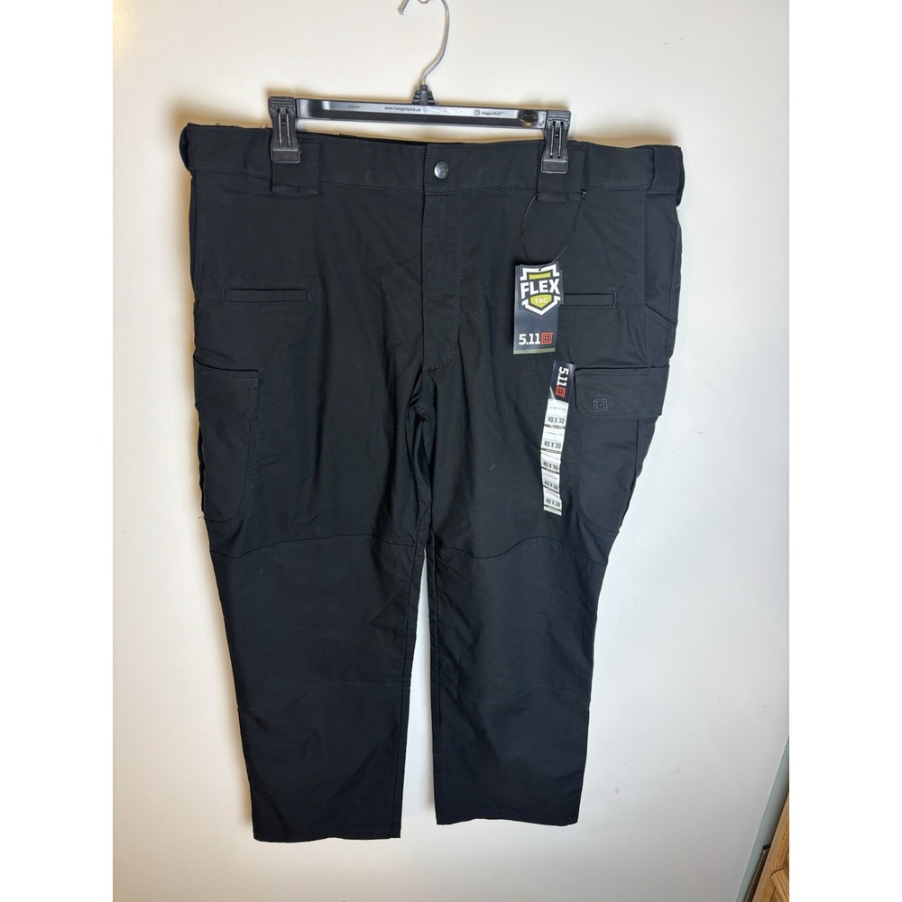 5.11 Tactical Cargo Pants in black Flex Tac Stryke #74369ABR  Size W40/L30 NEW